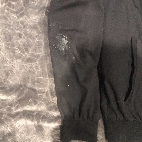 Black members only bomber jacket - Picture 2 of 3